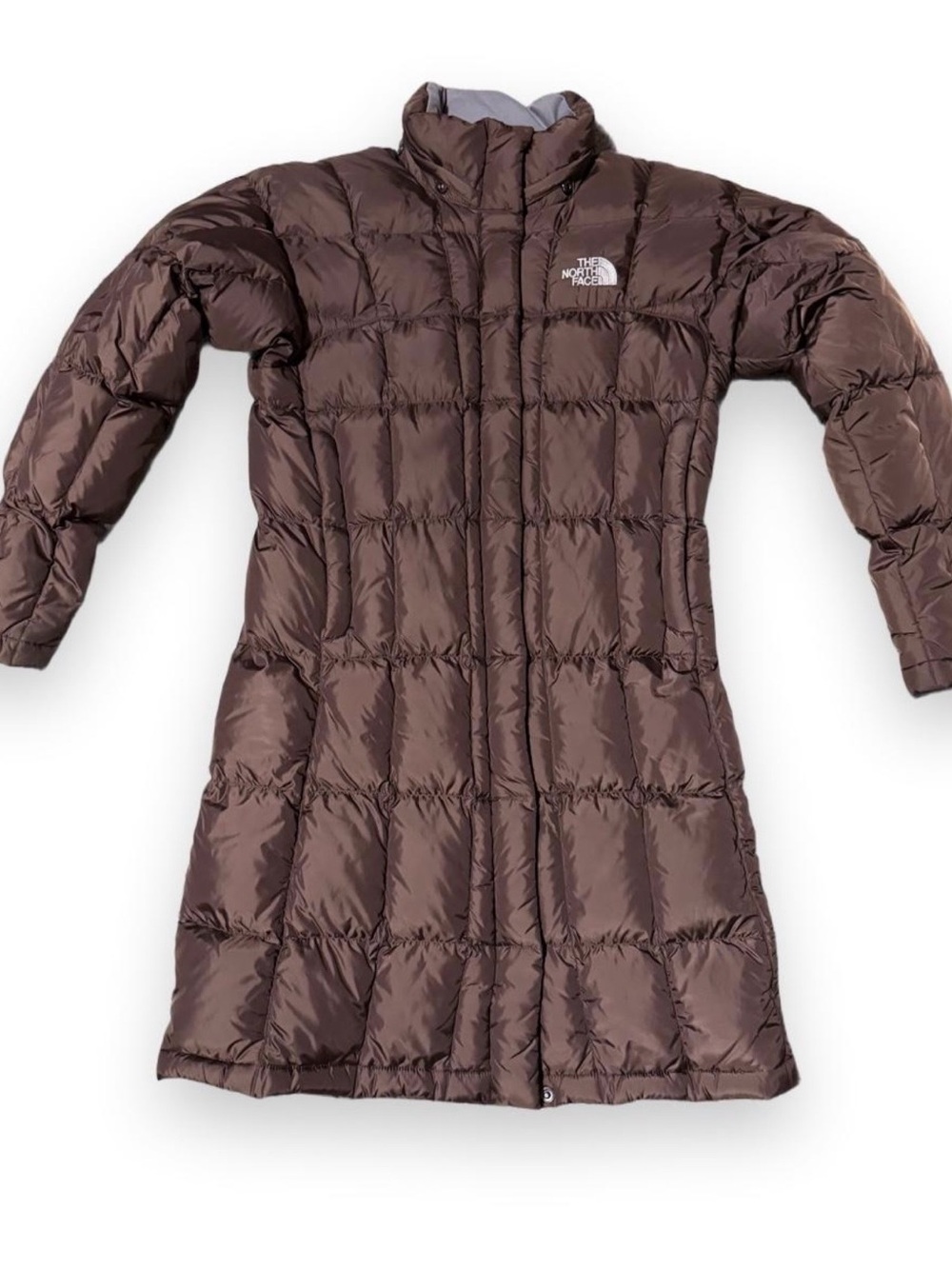 The North Face womens Long Brown Puffer Coat